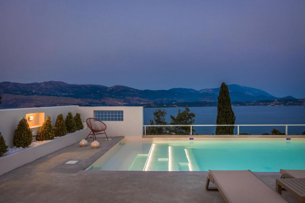 Villa Mirto - Iris Sunset Villas Lepedha ภายนอก รูปภาพ