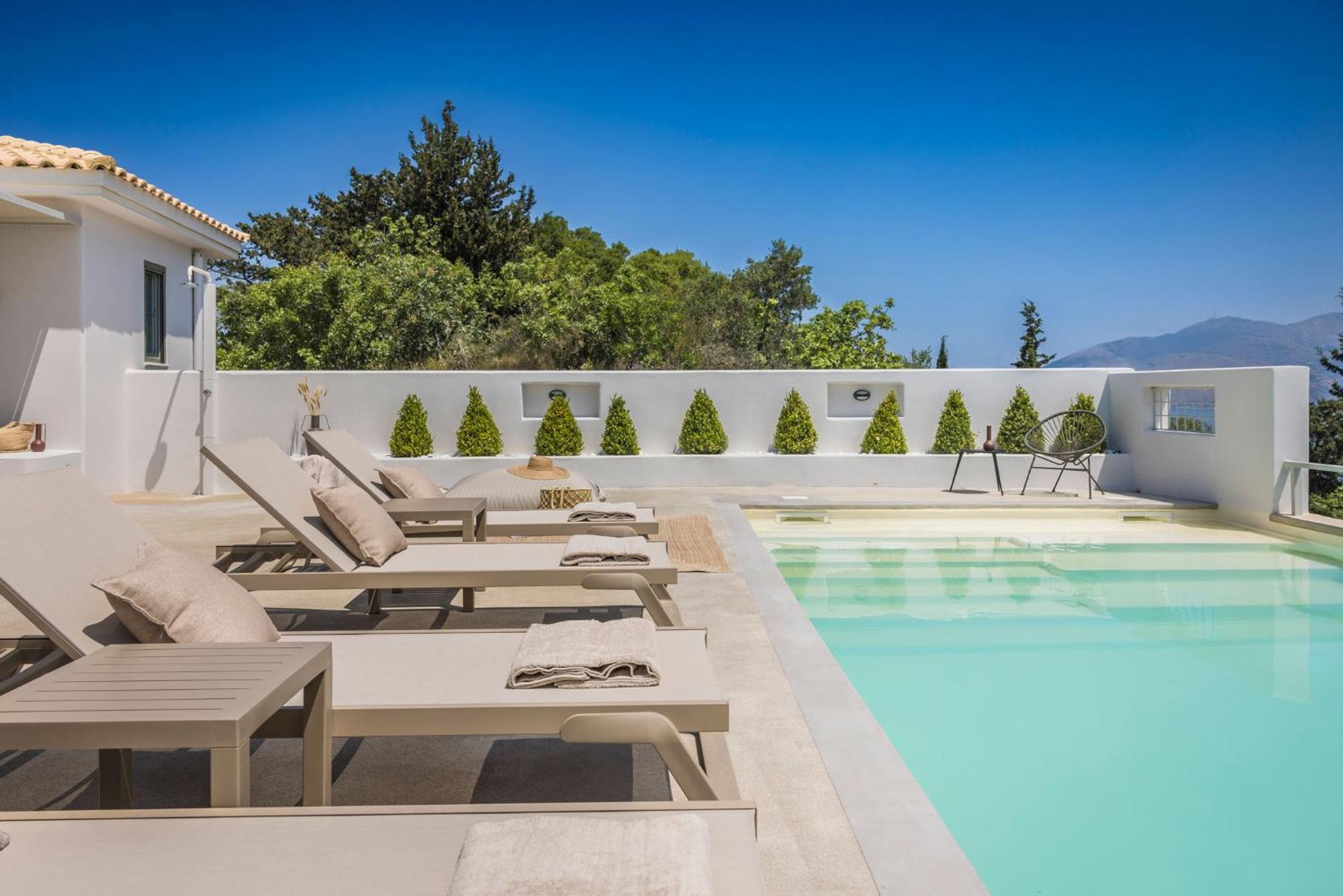 Villa Mirto - Iris Sunset Villas Lepedha ภายนอก รูปภาพ