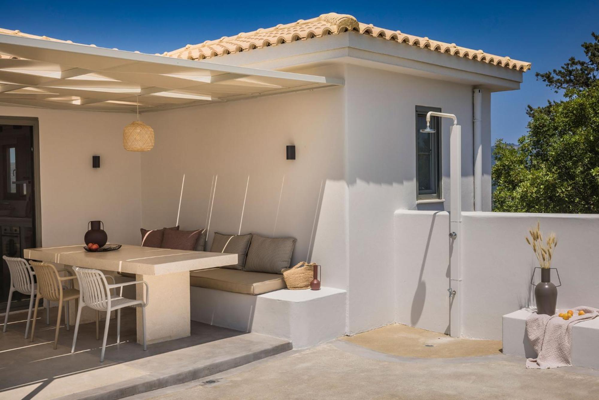 Villa Mirto - Iris Sunset Villas Lepedha ภายนอก รูปภาพ