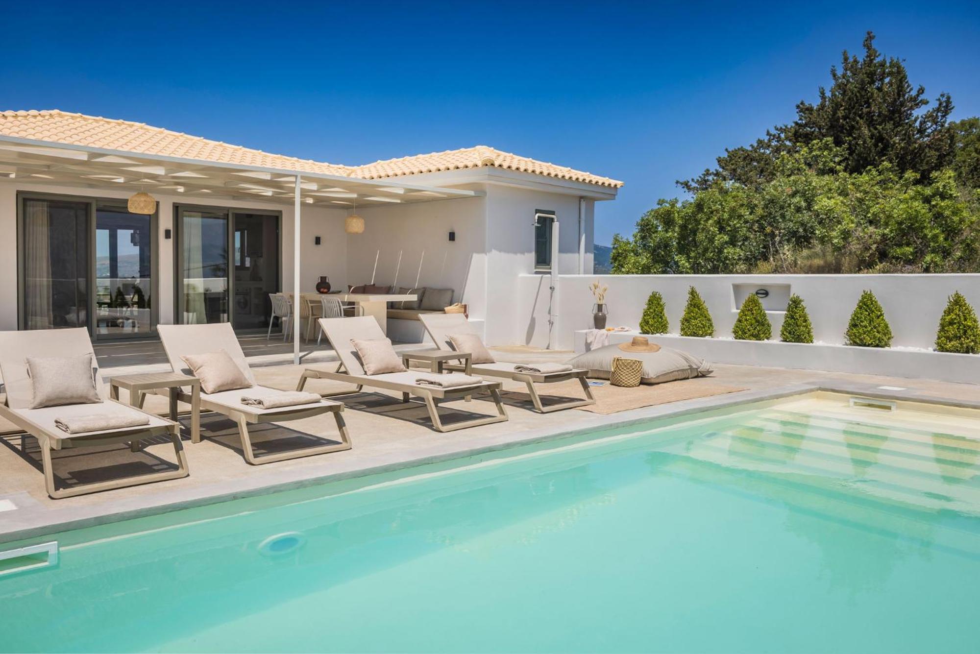 Villa Mirto - Iris Sunset Villas Lepedha ภายนอก รูปภาพ