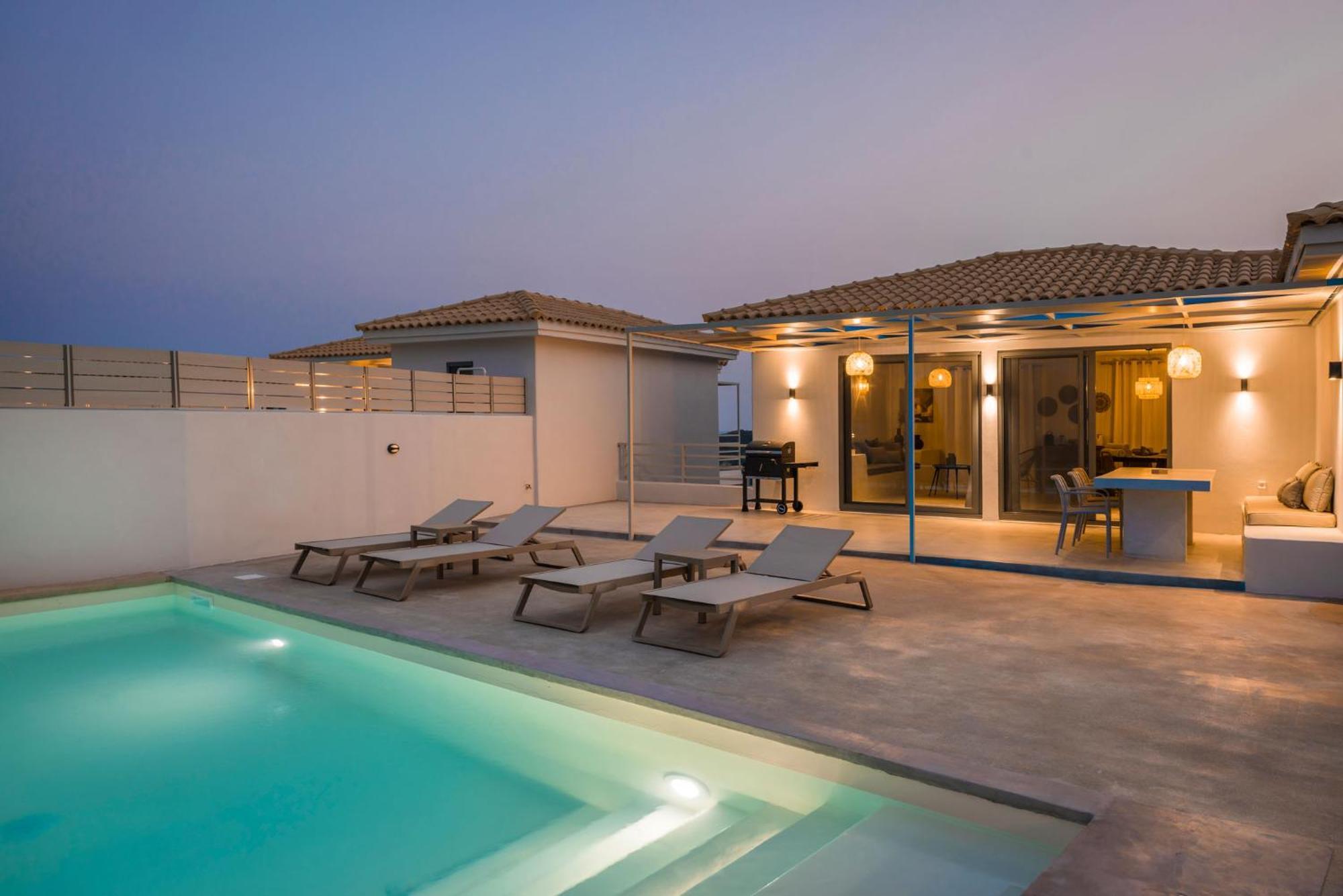 Villa Mirto - Iris Sunset Villas Lepedha ภายนอก รูปภาพ