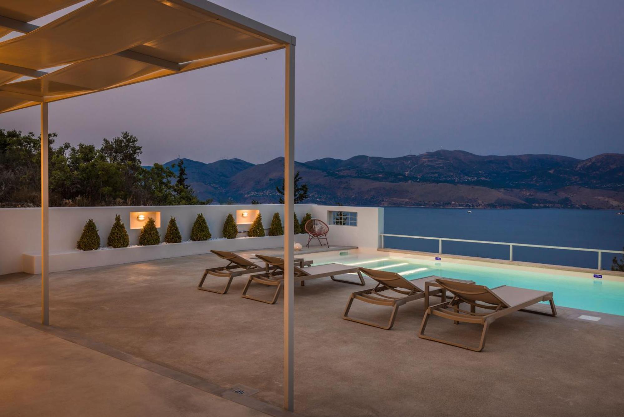 Villa Mirto - Iris Sunset Villas Lepedha ภายนอก รูปภาพ