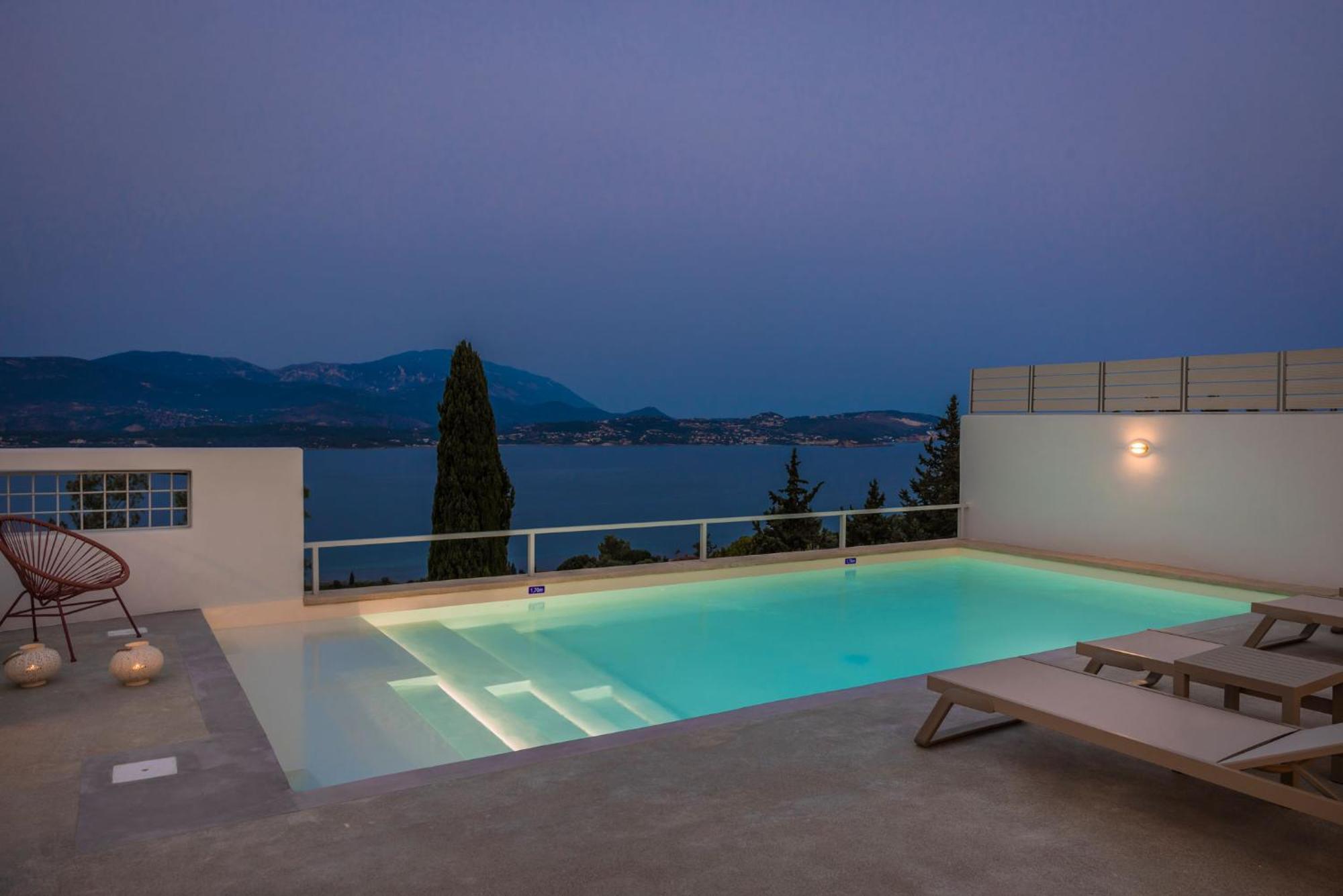 Villa Mirto - Iris Sunset Villas Lepedha ภายนอก รูปภาพ